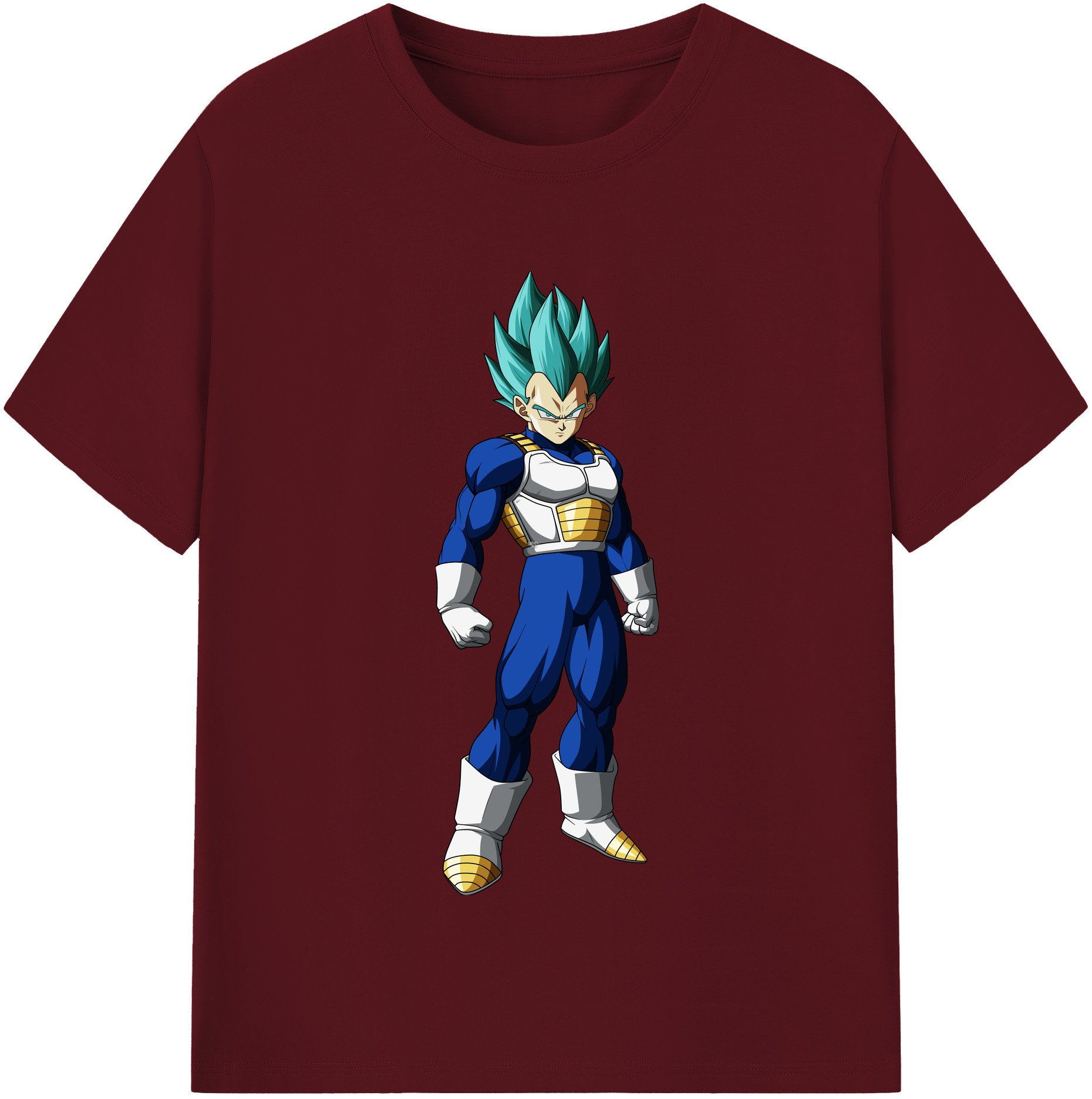 （画像用） ドラゴンボール ベジータ四世（Bejīta Yonsei）DRAGON BALL Vegeta IV 綿100％半袖Tシャツ（フロントプリント）
